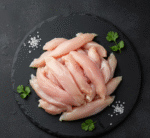 Fresh halal chicken breast strips from Milton Keynes butcher