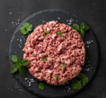 Fresh halal chicken mix mince prepared by butcher in Milton Keynes