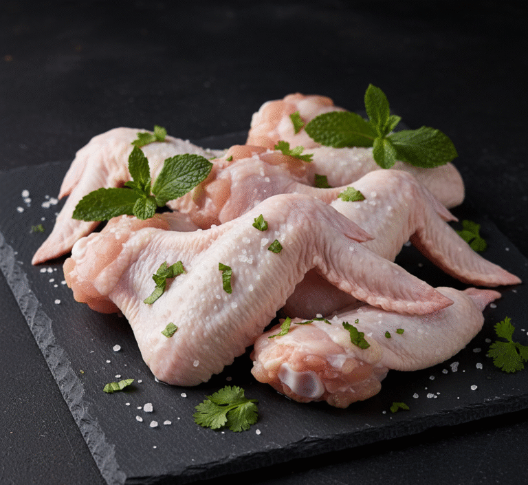 Fresh halal chicken wings from Milton Keynes butcher