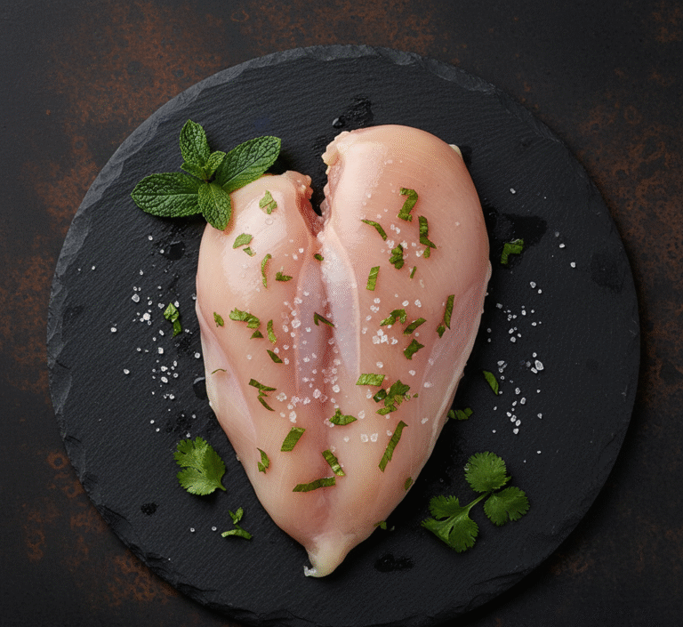Fresh halal chicken butterfly cut from butcher in Milton Keynes