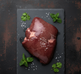 Fresh halal spring lamb liver from butcher in Milton Keynes