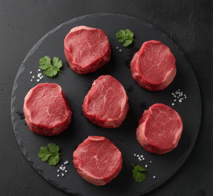 Tender Angus Fillet Mignon from halal butcher in Milton Keynes, UK — premium quality beef steak cut