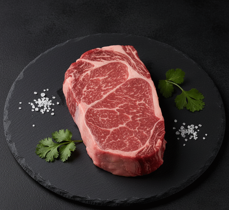 Premium Angus Sirloin Steak from halal butcher in Milton Keynes, UK — tender, juicy, and full of flavor