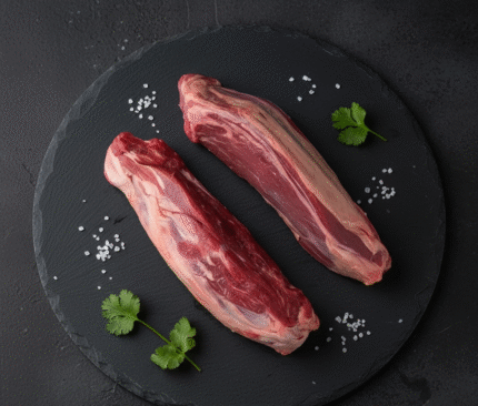 Fresh halal beef heel cut for Nihari off the bone from butcher in Milton Keynes, UK