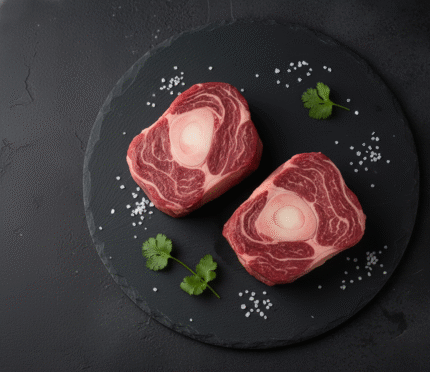 Fresh halal beef shanks from local butcher in Milton Keynes, ideal for soups and slow-cooked dishes