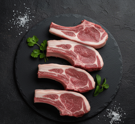 Premium halal mutton front chops — fresh & tender