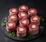 Fresh halal beef oxtail cut by skilled butcher in Milton Keynes, perfect for soups, stews, and slow cooking