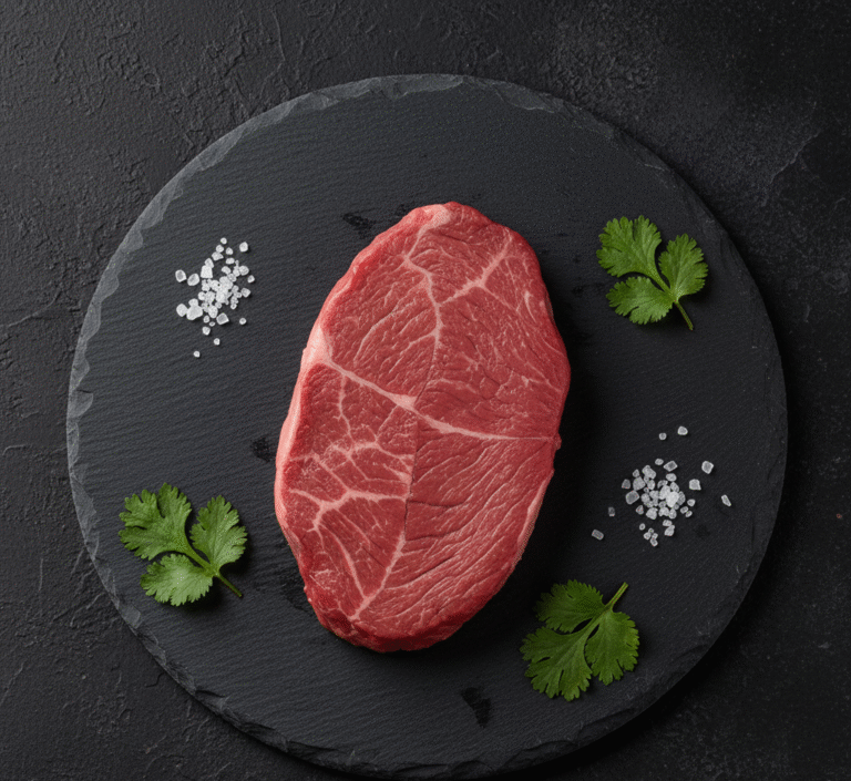 Fresh halal knuckle steak from trusted butcher in Milton Keynes, UK — lean, tender, and perfect for slow cooking