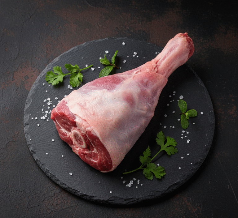Halal mutton leg cut UK