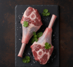 Fresh halal spring lamb shanks from butcher in Milton Keynes