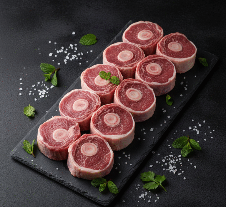 Fresh halal mutton neck chops prepared by butcher in Milton Keynes