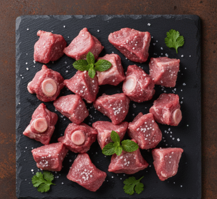 Fresh halal whole mutton prepared by butcher in Milton Keynes