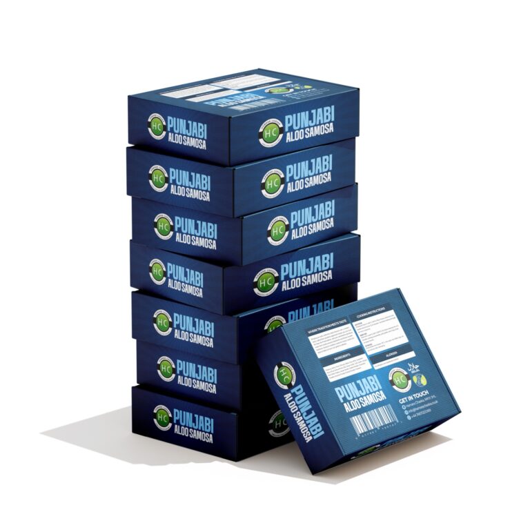 Heated HC Punjabi Aloo Samosa ready to serve