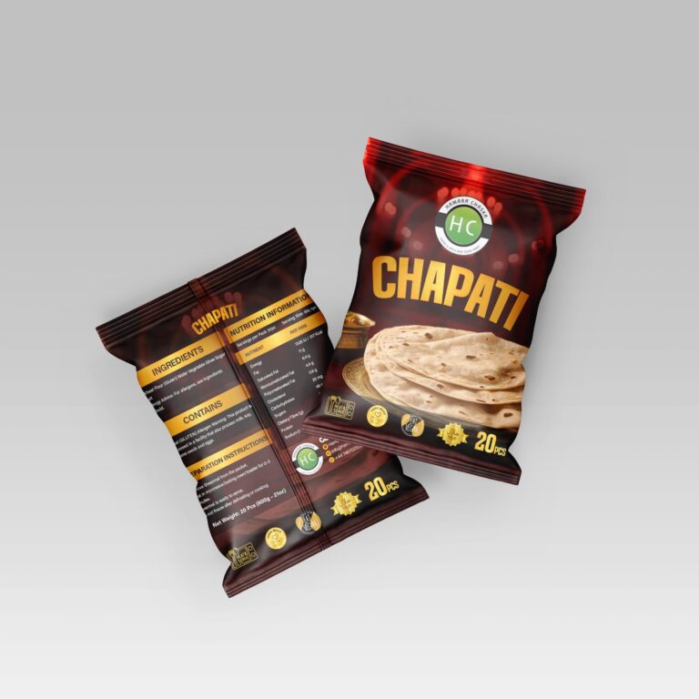 HC Chapati 60g frozen flatbread pack