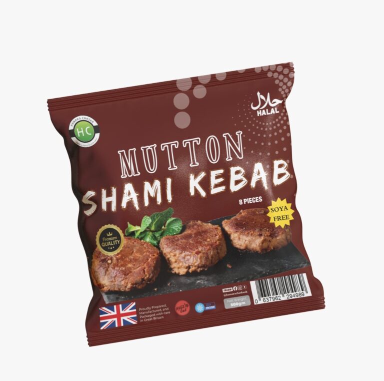 HC Mutton Shaami Kebab 520g frozen pack