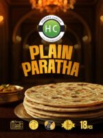 HC Plain Paratha heating on pan